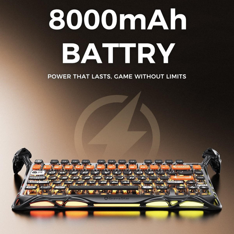 کیبورد مخصوص بازی گراوا استار مدل Mercury K1Pro CyberFlare