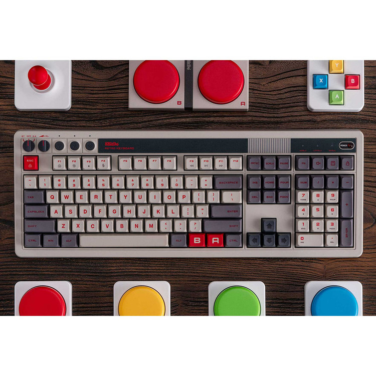 کیبورد مخصوص بازی ایت بیت دو مدل 8BitDo N Edition Full Size