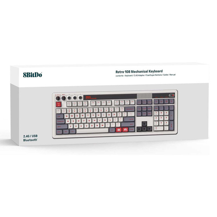 کیبورد مخصوص بازی ایت بیت دو مدل 8BitDo N Edition Full Size