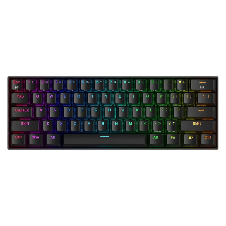 کیبورد گیمینگ ردراگون مدل DRACONIC K530 PRO، سوییچ مکانیکال قهوهای، Tenkeyless، نورپردازی RGB