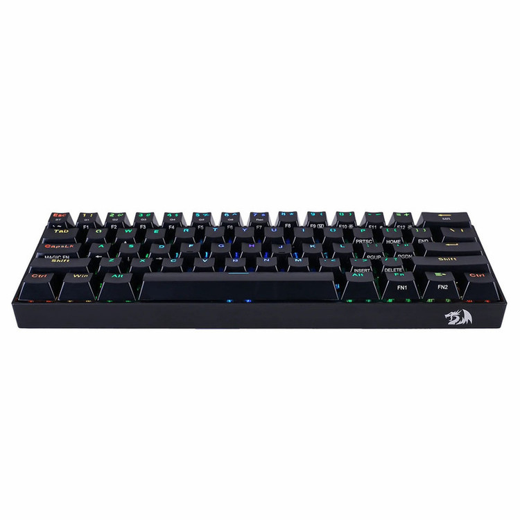 کیبورد گیمینگ ردراگون مدل DRACONIC K530 PRO، سوییچ مکانیکال قهوهای، Tenkeyless، نورپردازی RGB