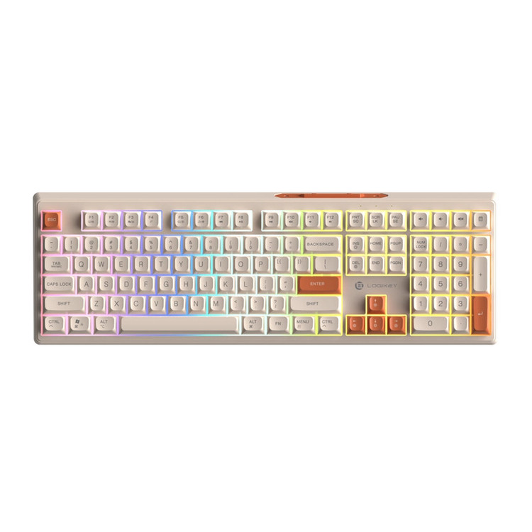 کیبورد لاجی کی مدل K330C، سوییچ ممبران، Full-Size، نورپردازی RGB