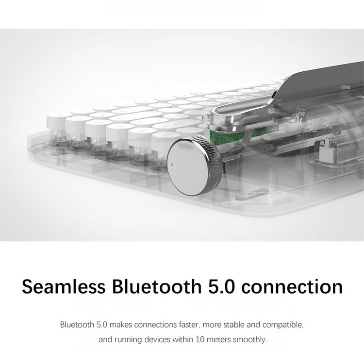 کیبورد بی سیم اکتو مدل B305، سوییچ ممبران، Tenkeyless