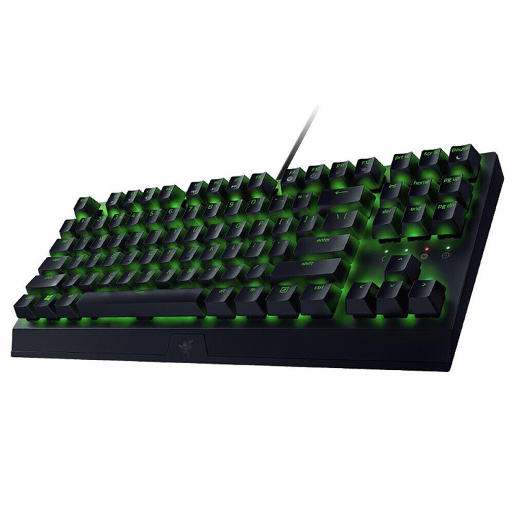 کیبورد مخصوص بازی ریزر مدل BlackWidow X Tenkeyless Green Switch
