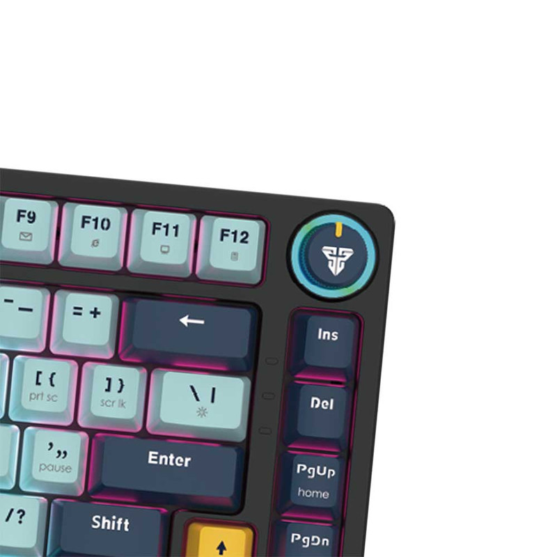 کیبورد مخصوص بازی فنتک مدل ATOM81 MK875v2BLUESWITCH