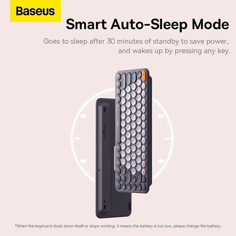 کیبورد بی سیم بیسوس مدل K01A B00955503413 Wireless Tri-Mode