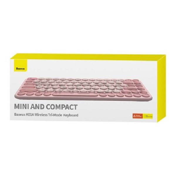 کیبورد بی سیم بیسوس مدل K01A B00955503413 Wireless Tri-Mode
