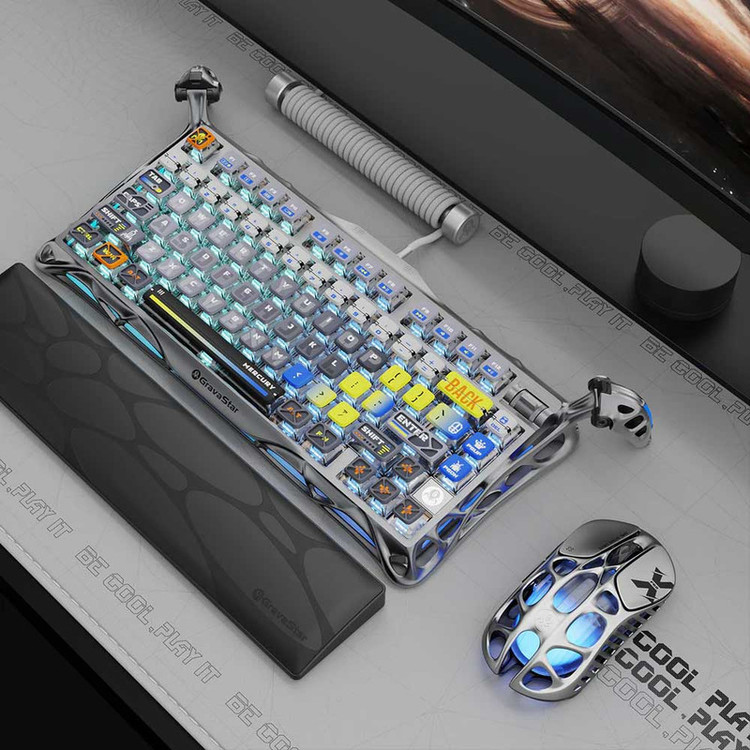 کیبورد مخصوص بازی گراوا استار مدل Mercury K1 Pro