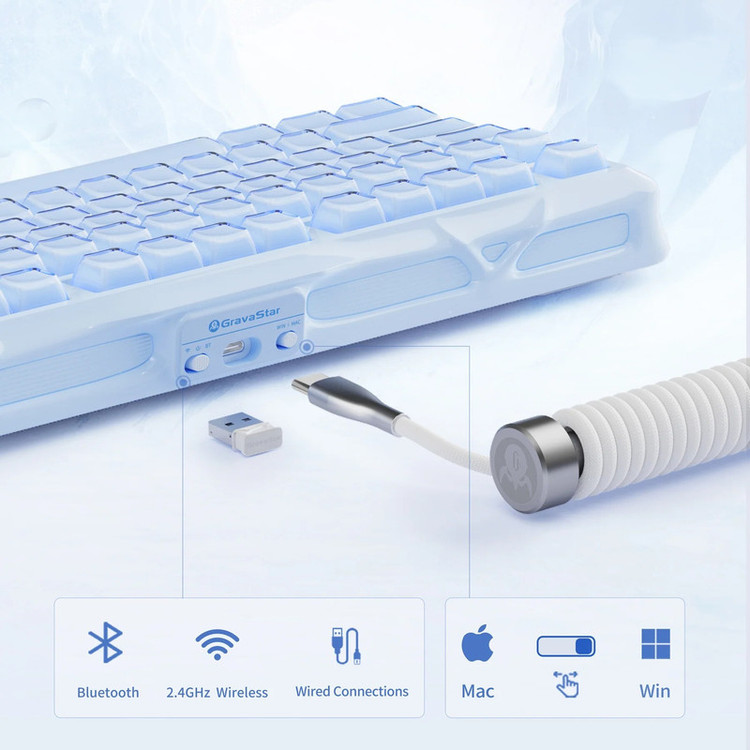 کیبورد مخصوص بازی گراوا استار مدل Mercury K1 Special Edition