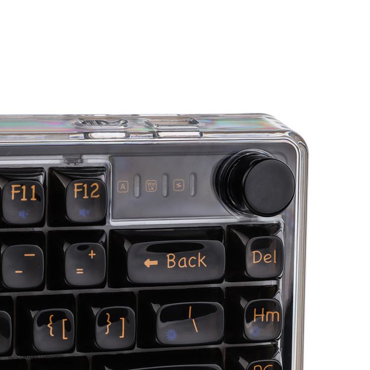 کیبورد بی سیم گیمینگ لاجی کی مدل K450BB، سوییچ مکانیکال شفاف، Tenkeyless، نورپردازی RGB