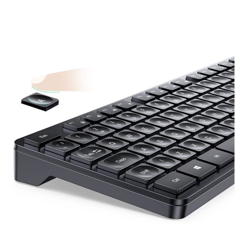 کیبورد و ماوس بی سیم یوگرین مدل MK006-15659، سوییچ ممبران، Full-Size