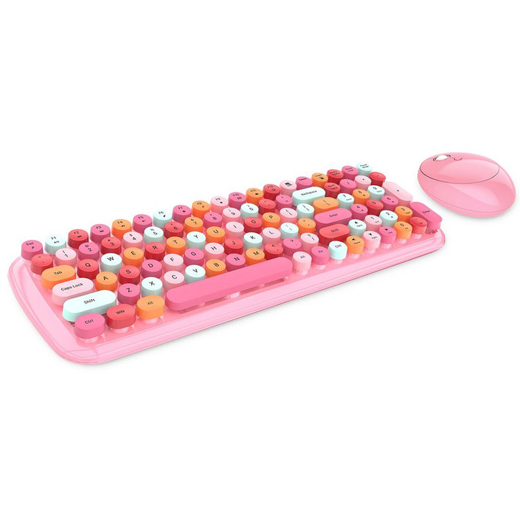 کیبورد و ماوس بی سیم مافی مدل CANDY XR، سوییچ ممبران ، Full Size