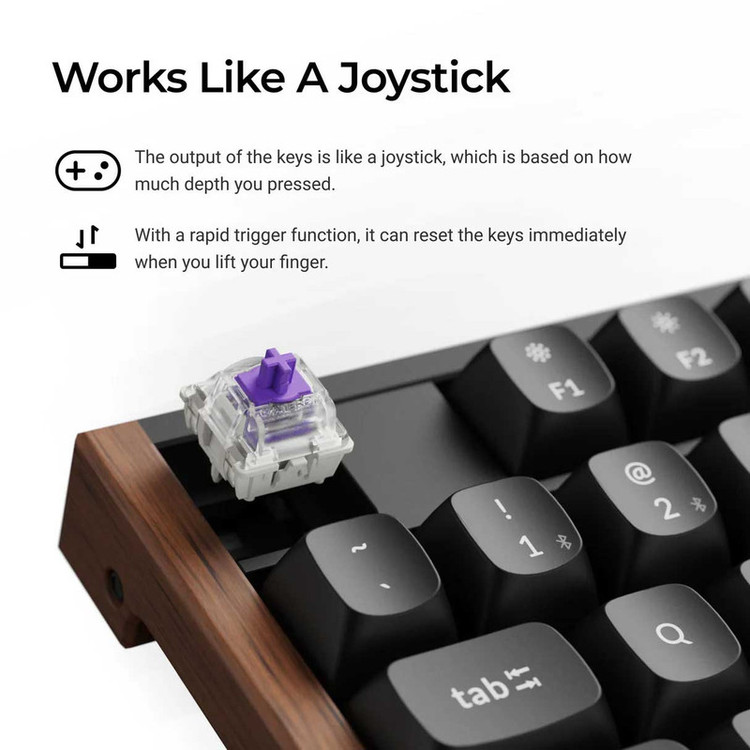 کیبورد گیمینگ کیکورن مدل K10 HE Magnetic Switch Custom
