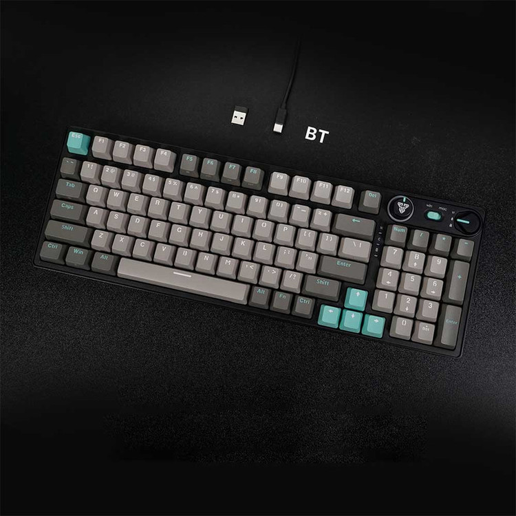 کیبورد مخصوص بازی فنتک مدل ATOM PRO96 MK914BLUESWITCH