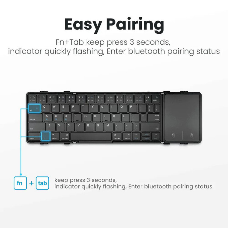 کیبورد مدل تاشو K400
