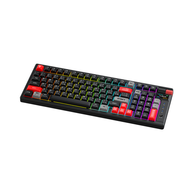کیبورد گیمینگ فنتک مدل ATOM PRO MK918BLUESWITCH