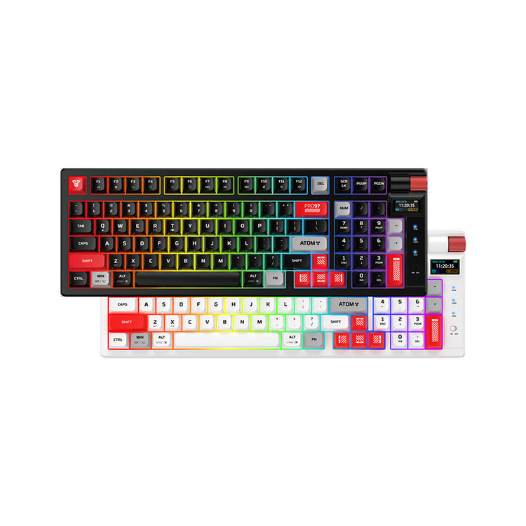 کیبورد گیمینگ فنتک مدل ATOM PRO MK918BLUESWITCH