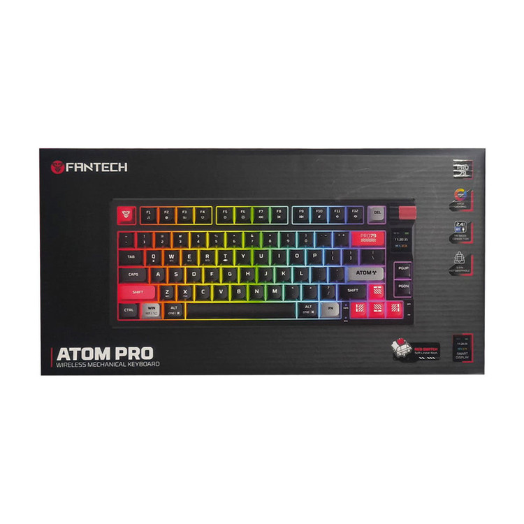 کیبورد گیمینگ فنتک مدل ATOM PRO MK918BLUESWITCH