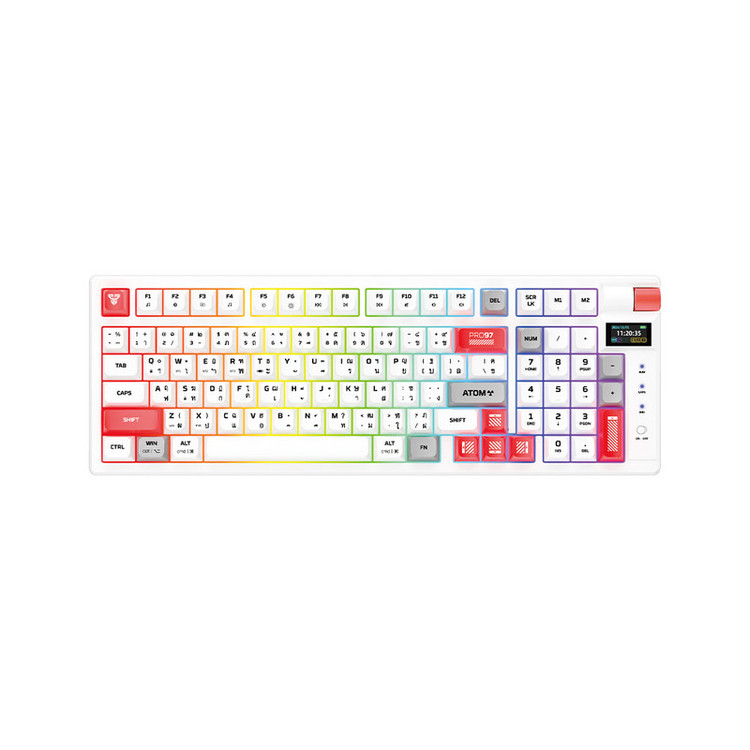 کیبورد گیمینگ فنتک مدل ATOM PRO MK918BLUESWITCH
