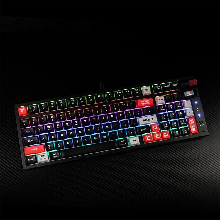 کیبورد گیمینگ فنتک مدل ATOM PRO MK918BLUESWITCH