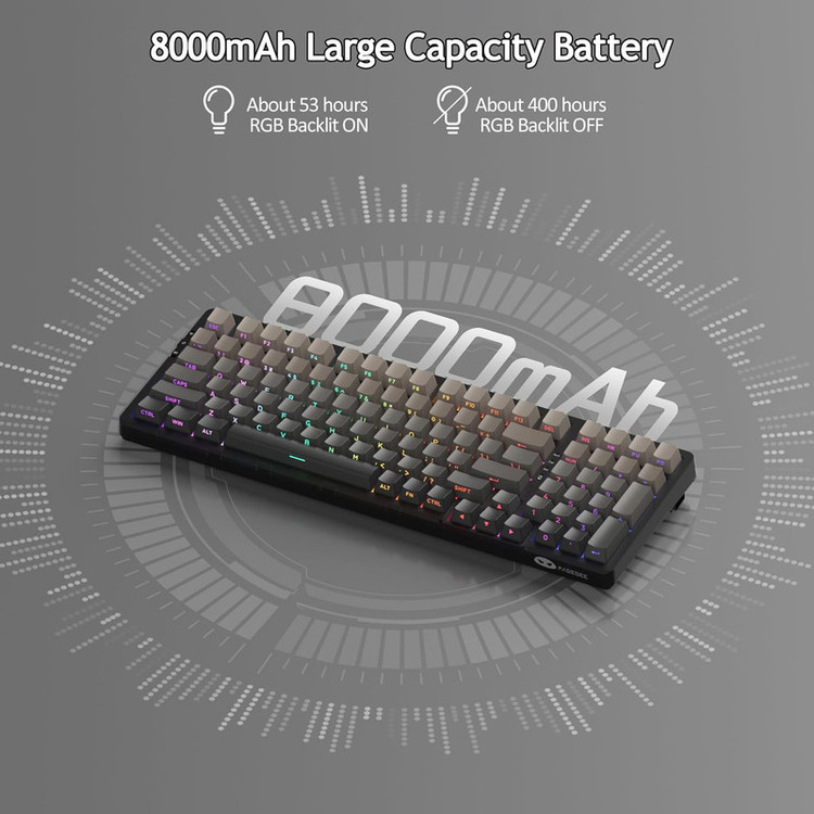 کیبورد مکانیکال مخصوص بازی میجگی مدل Light 100