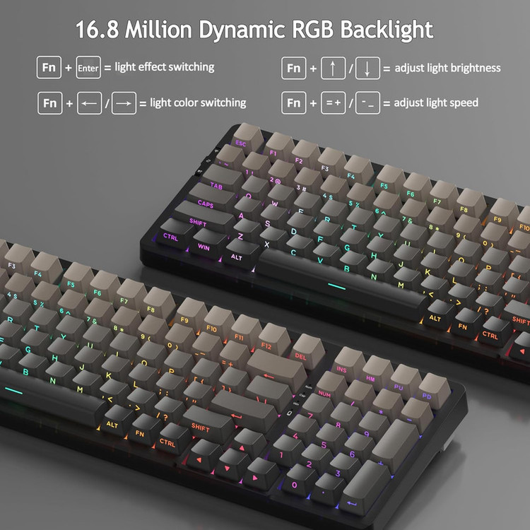 کیبورد مکانیکال مخصوص بازی میجگی مدل Light 100