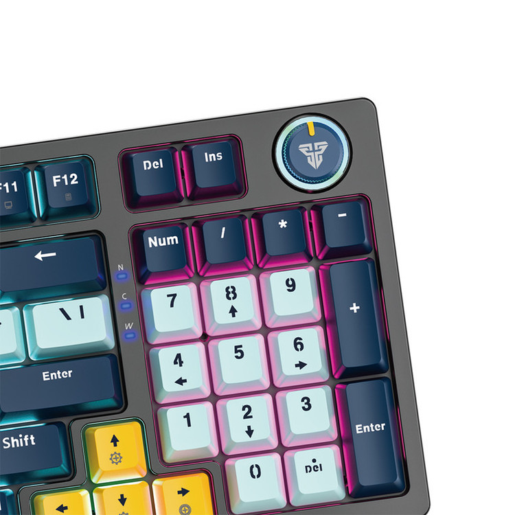 کیبورد مخصوص بازی فنتک مدل ATOM96 MK890v2BLUESWITCH