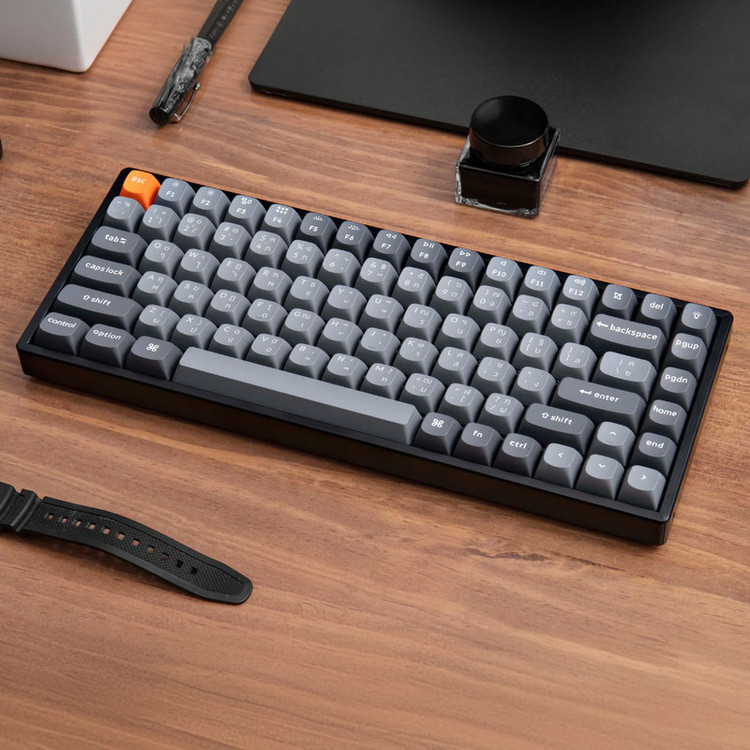 کیبورد مخصوص بازی کیکورن مدل K2 Max Hot Swappable Brown Switch