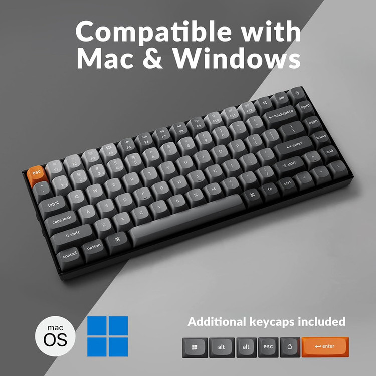 کیبورد مخصوص بازی کیکورن مدل K2 Max Hot Swappable Brown Switch