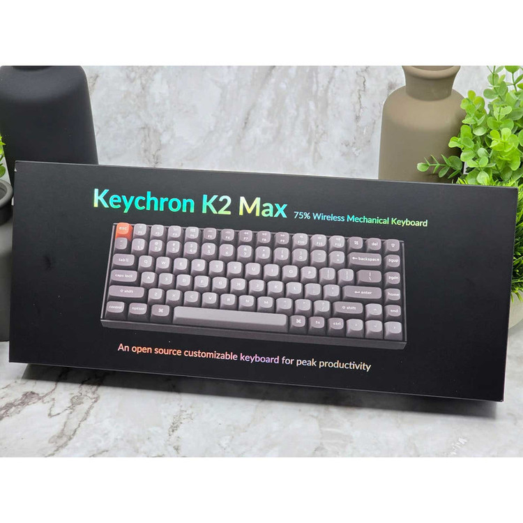 کیبورد مخصوص بازی کیکورن مدل K2 Max Hot Swappable Brown Switch