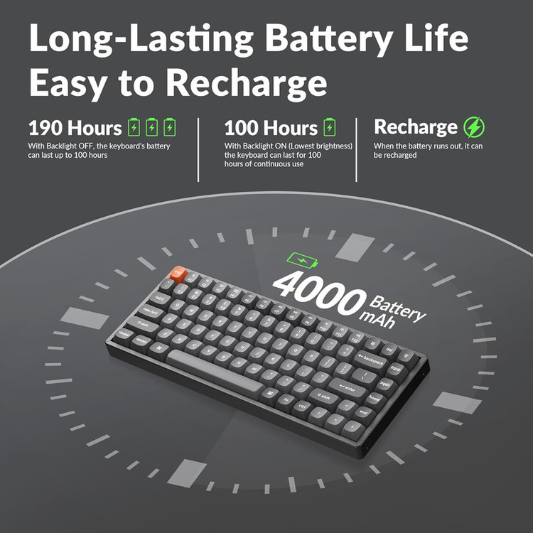 کیبورد مخصوص بازی کیکورن مدل K2 Max Hot Swappable Brown Switch