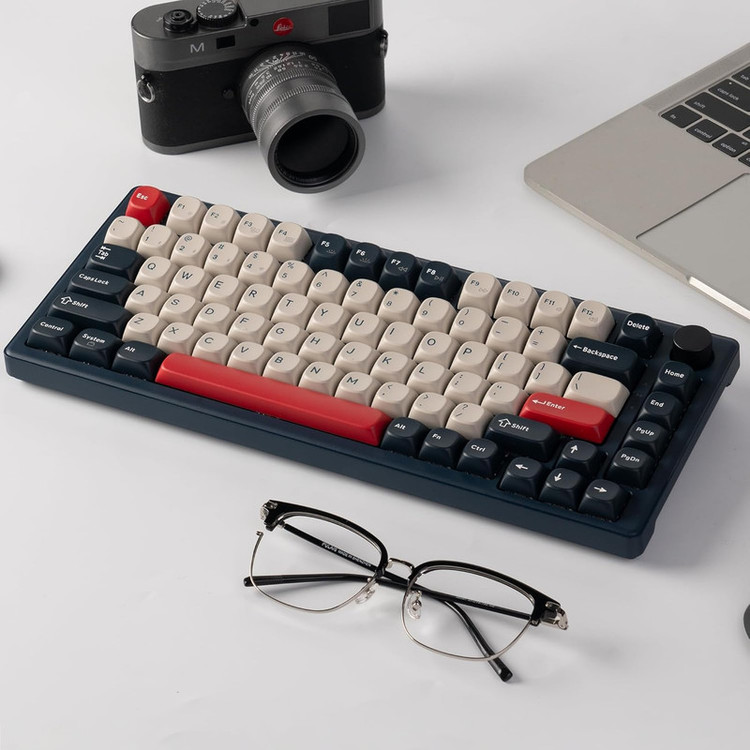 کیبورد بیسیم گیمینگ کیکورن مدل J2 Hot Swappable Brown Switch