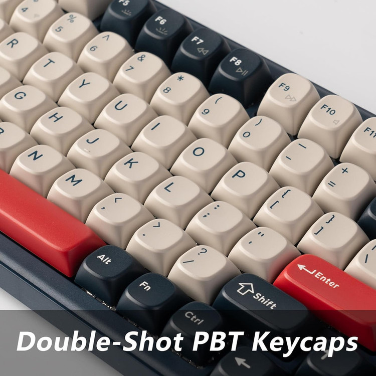 کیبورد بیسیم گیمینگ کیکورن مدل J2 Hot Swappable Brown Switch