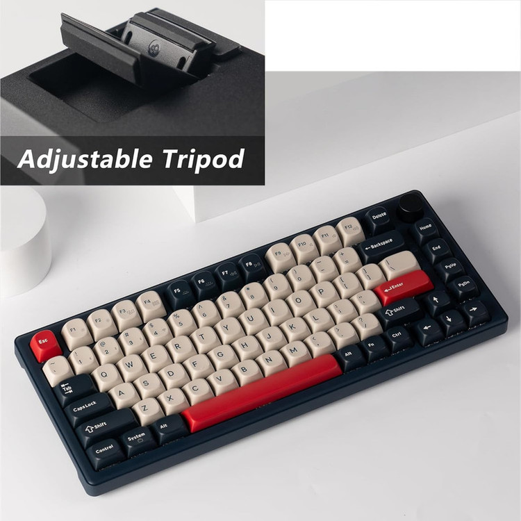 کیبورد بیسیم گیمینگ کیکورن مدل J2 Hot Swappable Brown Switch