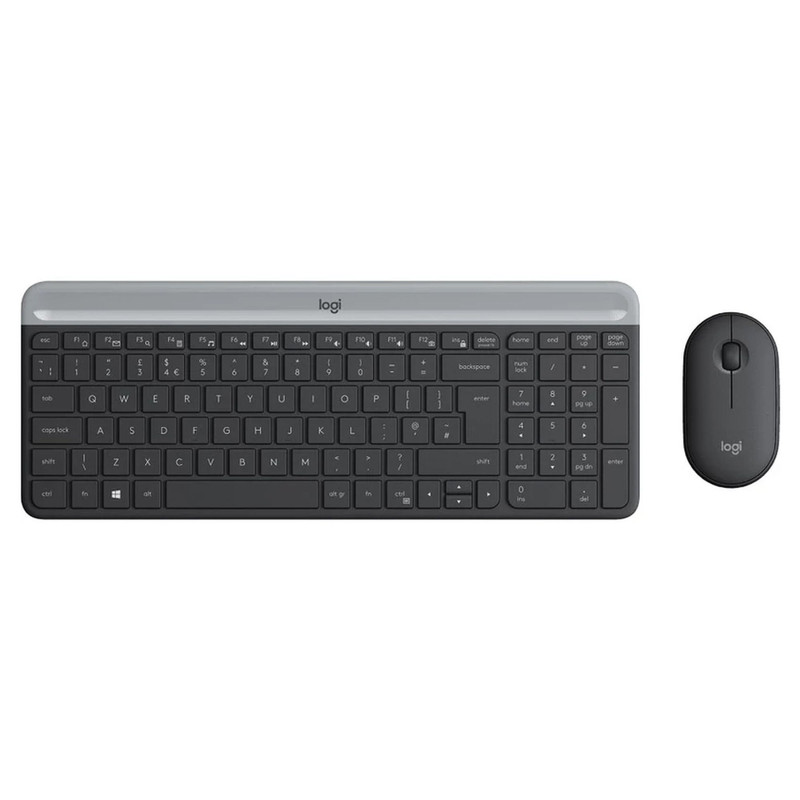 کیبورد و ماوس بیسیم لاجیتک مدل MK470، سوییچ ممبران، Full-Size