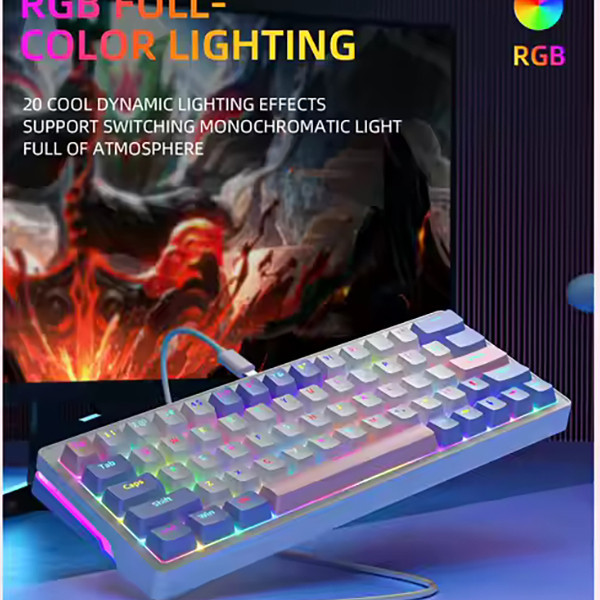 کیبورد مخصوص بازی زیفرند مدل ZA63 pro