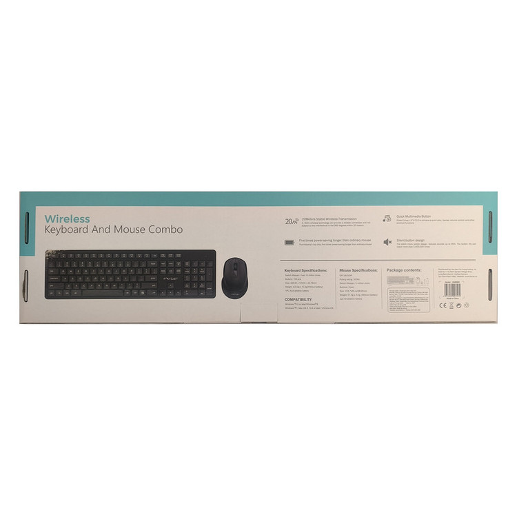 کیبورد و ماوس بیسیم فورتر مدل KM-8800