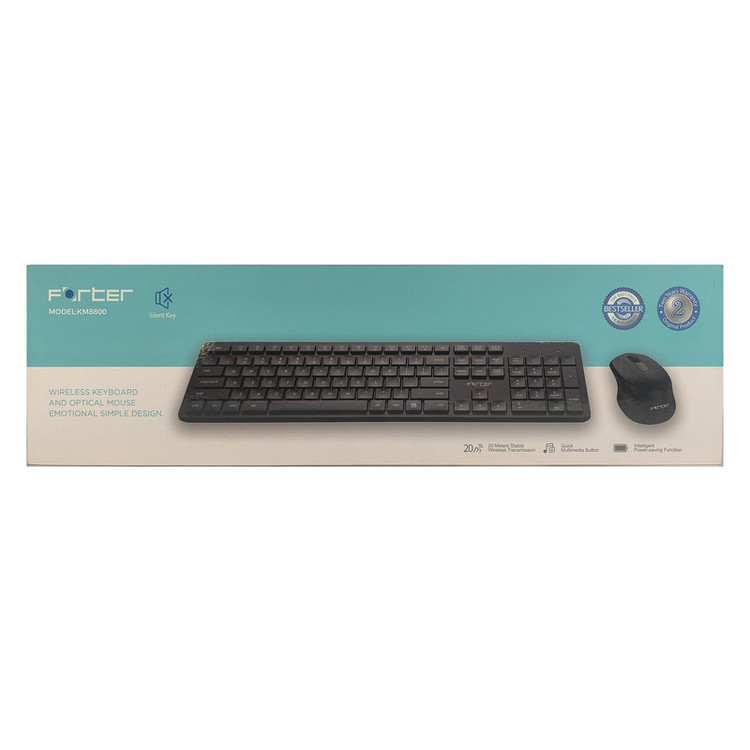 کیبورد و ماوس بیسیم فورتر مدل KM-8800