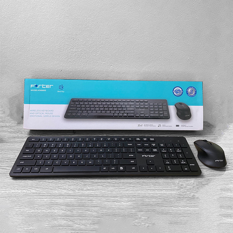کیبورد و ماوس بیسیم فورتر مدل KM-8800