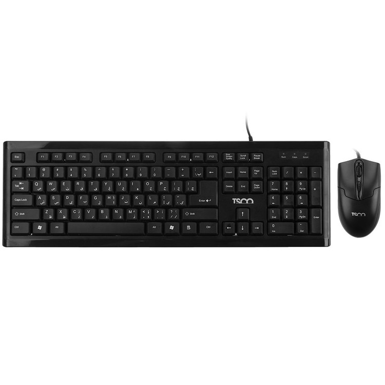 کیبورد و ماوس تسکو مدل TKM 8050، سوییچ ممبران، Full-Size
