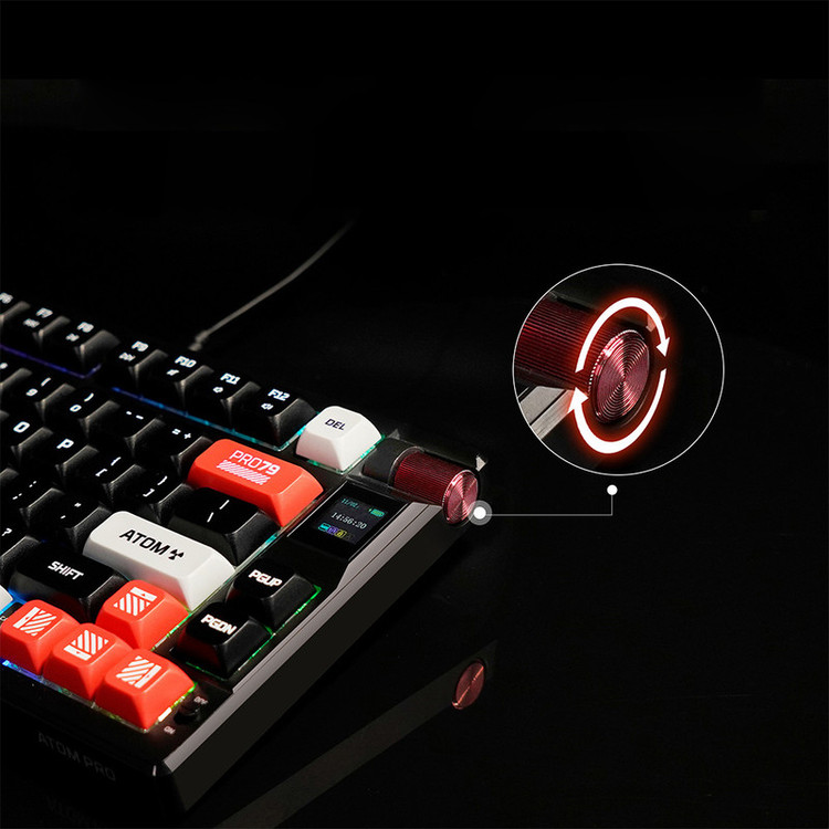 کیبورد مخصوص بازی فنتک مدل ATOM PRO79 MK917BLUESWITCH