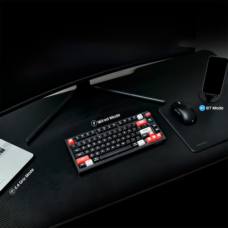 کیبورد مخصوص بازی فنتک مدل ATOM PRO79 MK917BLUESWITCH