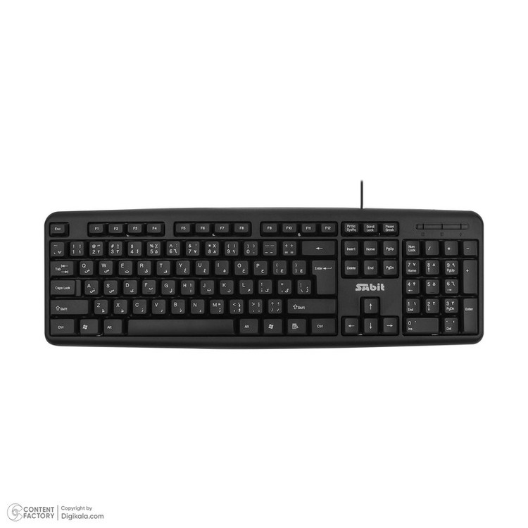 کیبورد سابیت مدل K-4200، سوئیچ ممبران، Full-size