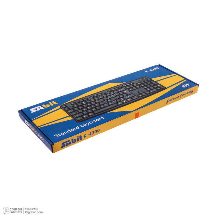 کیبورد سابیت مدل K-4200، سوئیچ ممبران، Full-size