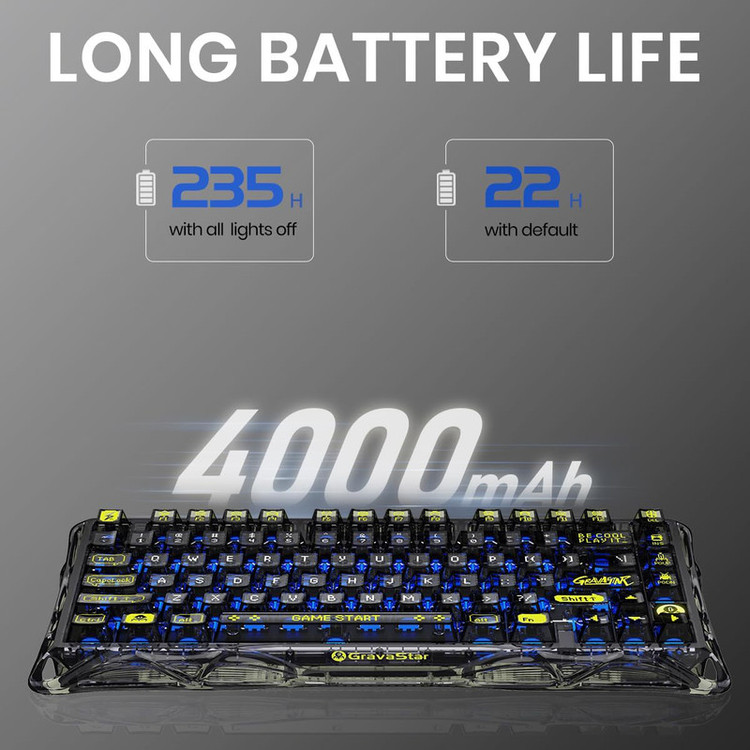 کیبورد گیمینگ گراوا استار مدل Mercury K1 Lite