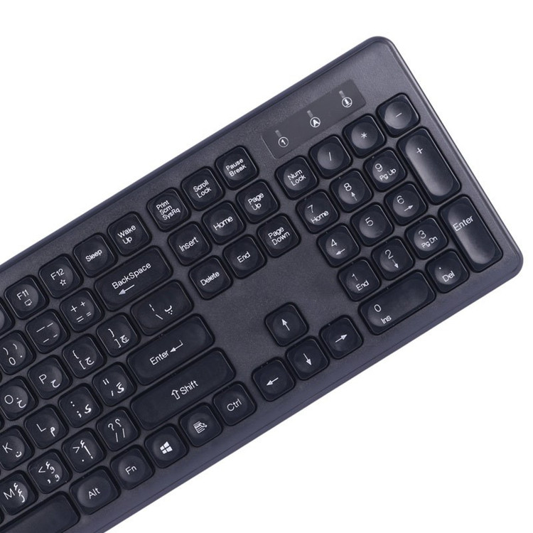 کیبورد و ماوس بی سیم نوا مدل NKM-1401WL