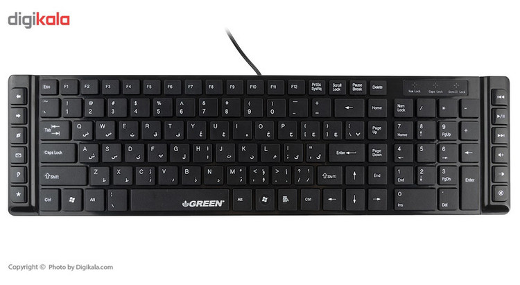کیبورد گرین GK-301 باحروف فارسی