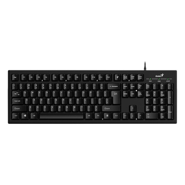 کیبورد جنیوس مدل Smart KB-100، سوییچ ممبران، Full-Size