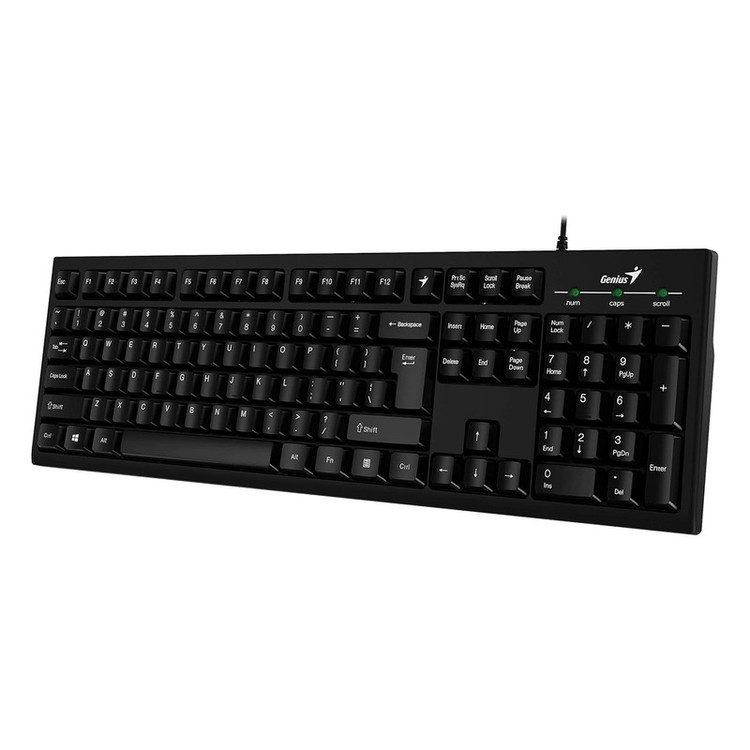 کیبورد جنیوس مدل Smart KB-100، سوییچ ممبران، Full-Size
