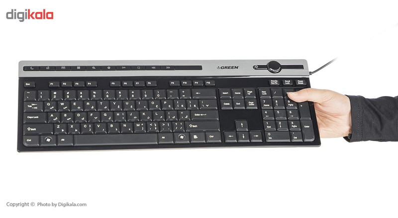 کیبورد گرین مدل GK-503، سوییچ ممبران، Full-Size